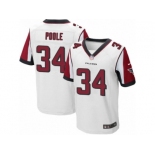 Men's Nike Atlanta Falcons #34 Brian Poole Elite White NFL Jersey