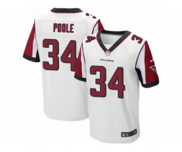 Men's Nike Atlanta Falcons #34 Brian Poole Elite White NFL Jersey