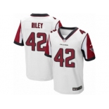 Men's Nike Atlanta Falcons #42 Duke Riley Elite White NFL Jersey