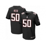 Men's Nike Atlanta Falcons #50 Brooks Reed Elite Black Alternate NFL Jersey