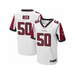 Men's Nike Atlanta Falcons #50 Brooks Reed Elite White NFL Jersey