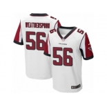 Men's Nike Atlanta Falcons #56 Sean Weatherspoon Elite White NFL Jersey