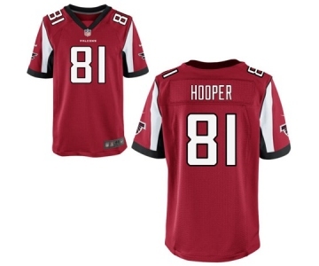 Men's Nike Atlanta Falcons #81 Austin Hooper Elite Red Team Color NFL Jersey