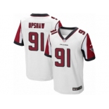 Men's Nike Atlanta Falcons #91 Courtney Upshaw Elite White NFL Jersey