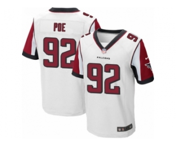 Men's Nike Atlanta Falcons #92 Dontari Poe Elite White NFL Jersey