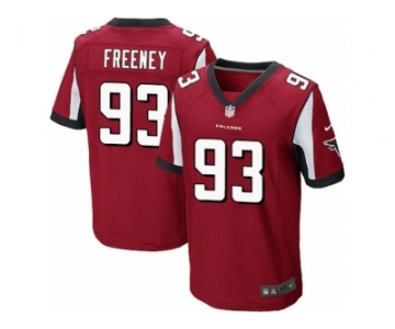 Men's Nike Atlanta Falcons #93 Dwight Freeney Elite Red Team Color NFL Jersey