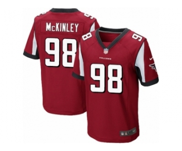 Men's Nike Atlanta Falcons #98 Takkarist McKinley Elite Red Team Color NFL Jersey