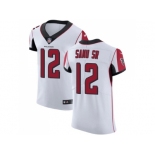 Nike Atlanta Falcons #12 Mohamed Sanu Sr White Men Stitched NFL Vapor Untouchable Elite Jersey