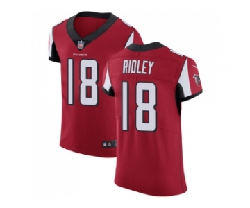 Nike Atlanta Falcons #18 Calvin Ridley Red Team Color Men Stitched NFL Vapor Untouchable Elite Jersey