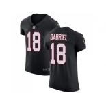 Nike Atlanta Falcons #18 Taylor Gabriel Black Alternate MStitched NFL Vapor Untouchable Elite Jersey