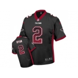 Nike Atlanta Falcons #2 Matt Ryan Black Alternate Men's Stitched NFL Elite Drift Fashion Jersey