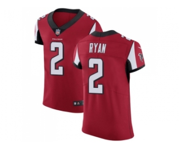 Nike Atlanta Falcons #2 Matt Ryan Red Team Color Men Stitched NFL Vapor Untouchable Elite Jersey