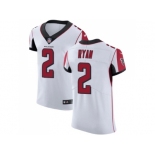 Nike Atlanta Falcons #2 Matt Ryan White Men Stitched NFL Vapor Untouchable Elite Jersey