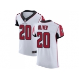 Nike Atlanta Falcons #20 Isaiah Oliver White Men Stitched NFL Vapor Untouchable Elite Jersey