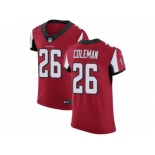 Nike Atlanta Falcons #26 Tevin Coleman Red Team Color Men Stitched NFL Vapor Untouchable Elite Jersey