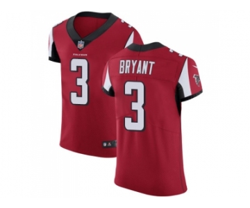 Nike Atlanta Falcons #3 Matt Bryant Red Team Color Men Stitched NFL Vapor Untouchable Elite Jersey