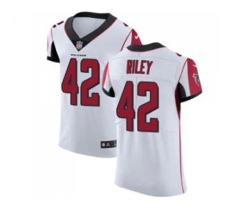 Nike Atlanta Falcons #42 Duke Riley White Men Stitched NFL Vapor Untouchable Elite Jersey