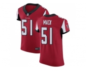 Nike Atlanta Falcons #51 Alex Mack Red Team Color Men Stitched NFL Vapor Untouchable Elite Jersey