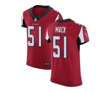 Nike Atlanta Falcons #51 Alex Mack Red Team Color Men Stitched NFL Vapor Untouchable Elite Jersey