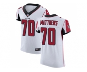 Nike Atlanta Falcons #70 Jake Matthews White Men Stitched NFL Vapor Untouchable Elite Jersey