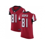 Nike Atlanta Falcons #81 Austin Hooper Red Team Color Men Stitched NFL Vapor Untouchable Elite Jersey