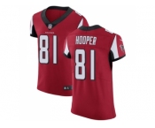 Nike Atlanta Falcons #81 Austin Hooper Red Team Color Men Stitched NFL Vapor Untouchable Elite Jersey