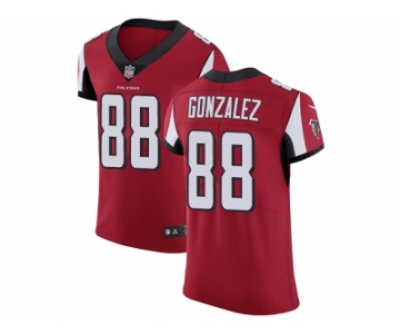 Nike Atlanta Falcons #88 Tony Gonzalez Red Team Color Men Stitched NFL Vapor Untouchable Elite Jersey