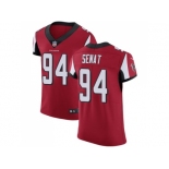 Nike Atlanta Falcons #94 Deadrin Senat Red Team Color Men Stitched NFL Vapor Untouchable Elite Jersey