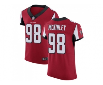 Nike Atlanta Falcons #98 Takkarist McKinley Red Team Color Men Stitched NFL Vapor Untouchable Elite Jersey