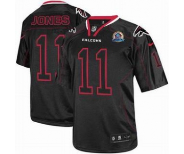 nike nfl jerseys atlanta falcons #11 jones black[Elite lights out 50th Patch]