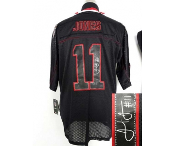 nike nfl jerseys atlanta falcons #11 jones black[Elite lights out signature]