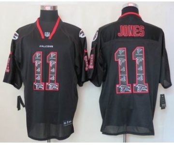 nike nfl jerseys atlanta falcons #11 jones black[Elite united sideline]