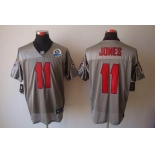 nike nfl jerseys atlanta falcons #11 jones grey[Elite shadow 50th Patch]