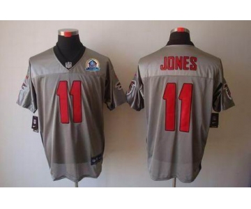 nike nfl jerseys atlanta falcons #11 jones grey[Elite shadow 50th Patch]