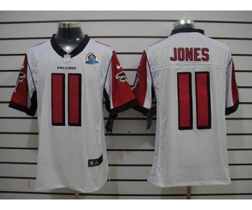 nike nfl jerseys atlanta falcons #11 jones white[Elite 50th Patch]