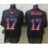 nike nfl jerseys atlanta falcons #17 hester black[Elite USA flag fashion]