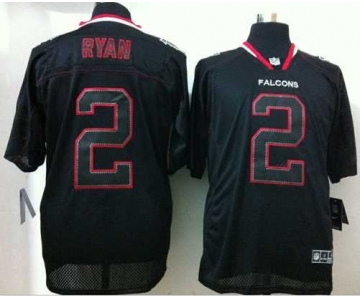 nike nfl jerseys atlanta falcons #2 matt ryan black[Elite lights out]