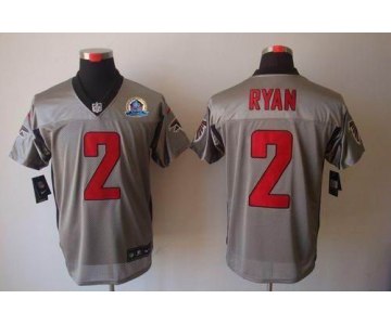 nike nfl jerseys atlanta falcons #2 matt ryan grey[Elite shadow 50th Patch]