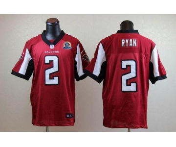 nike nfl jerseys atlanta falcons #2 matt ryan red[Elite 50th Patch]