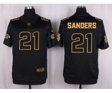 nike nfl jerseys atlanta falcons #21 sanders black gold collection[Elite][sanders]