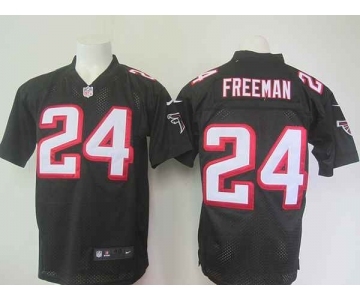 nike nfl jerseys atlanta falcons #24 freeman black[Elite]