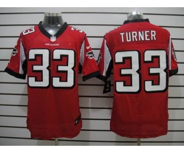 nike nfl jerseys atlanta falcons #33 turner red[Elite]