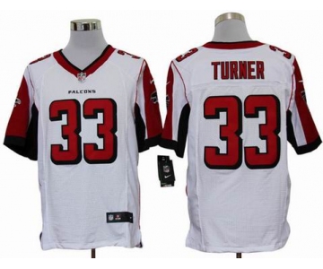 nike nfl jerseys atlanta falcons #33 turner white [Elite]