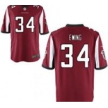 nike nfl jerseys atlanta falcons #34 bradie ewing red [Elite]