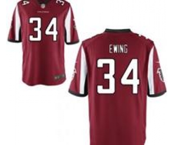 nike nfl jerseys atlanta falcons #34 bradie ewing red [Elite]