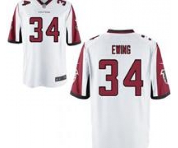 nike nfl jerseys atlanta falcons #34 bradie ewing white [Elite]