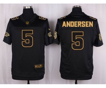 nike nfl jerseys atlanta falcons #5 andersen black gold collection[Elite][andersen]