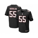 nike nfl jerseys atlanta falcons #55 worrilow black[Elite]