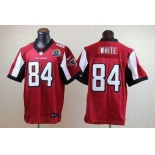 nike nfl jerseys atlanta falcons #84 white red[Elite 50th Patch]