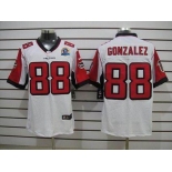 nike nfl jerseys atlanta falcons #88 tony gonzalez white[Elite 50th Patch]